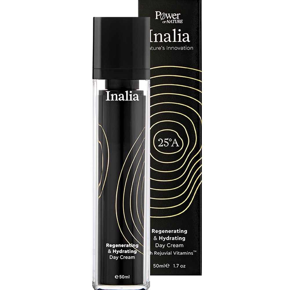 Inalia Inalia Regenerating & hydrating Day Face Cream With Rejuval Vitamins Απαλή Αναζωογονητική Κρέμα Ημέρας που Προσφέρει Άμεση Ενυδάτωση και Διαρκεί Καθόλη τη Διάρκεια της Ημέρας 50ml