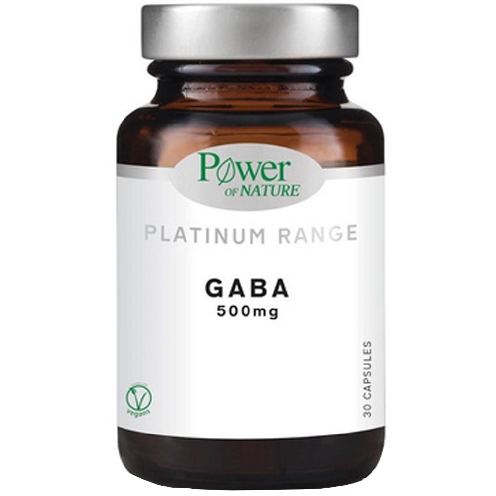 Power Health Power Health Platinum Range GABA 500mg 30veg.caps,Συμπλήρωμα διατροφής με GABA για την Καταπολέμηση της Αϋπνίας & του Στρες