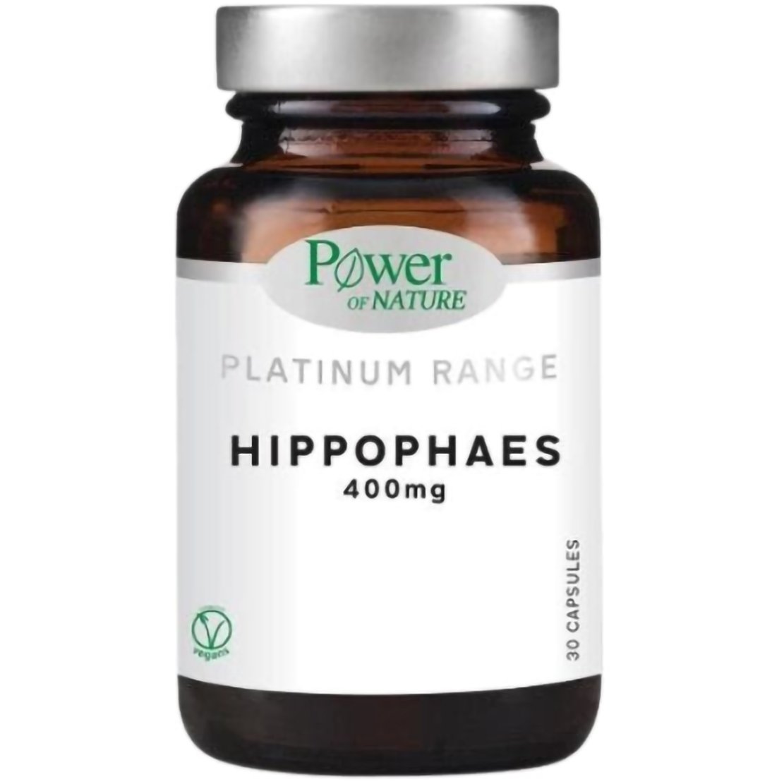 Power Health Power Health Platinum Range Hippophaes 400mg Συμπλήρωμα Διατροφής με Ιπποφαές για Τόνωση & Αντιοξειδωτική Δράση 30veg.caps