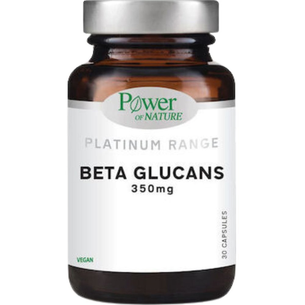 Power Health Platinum Range Beta Glucans 350mg Συμπλήρωμα Διατροφής Β-Γλυκάνων για Γρήγορη Ανοσοαπόκριση & Ενίσχυση του Ανοσοποιητικού 30caps
