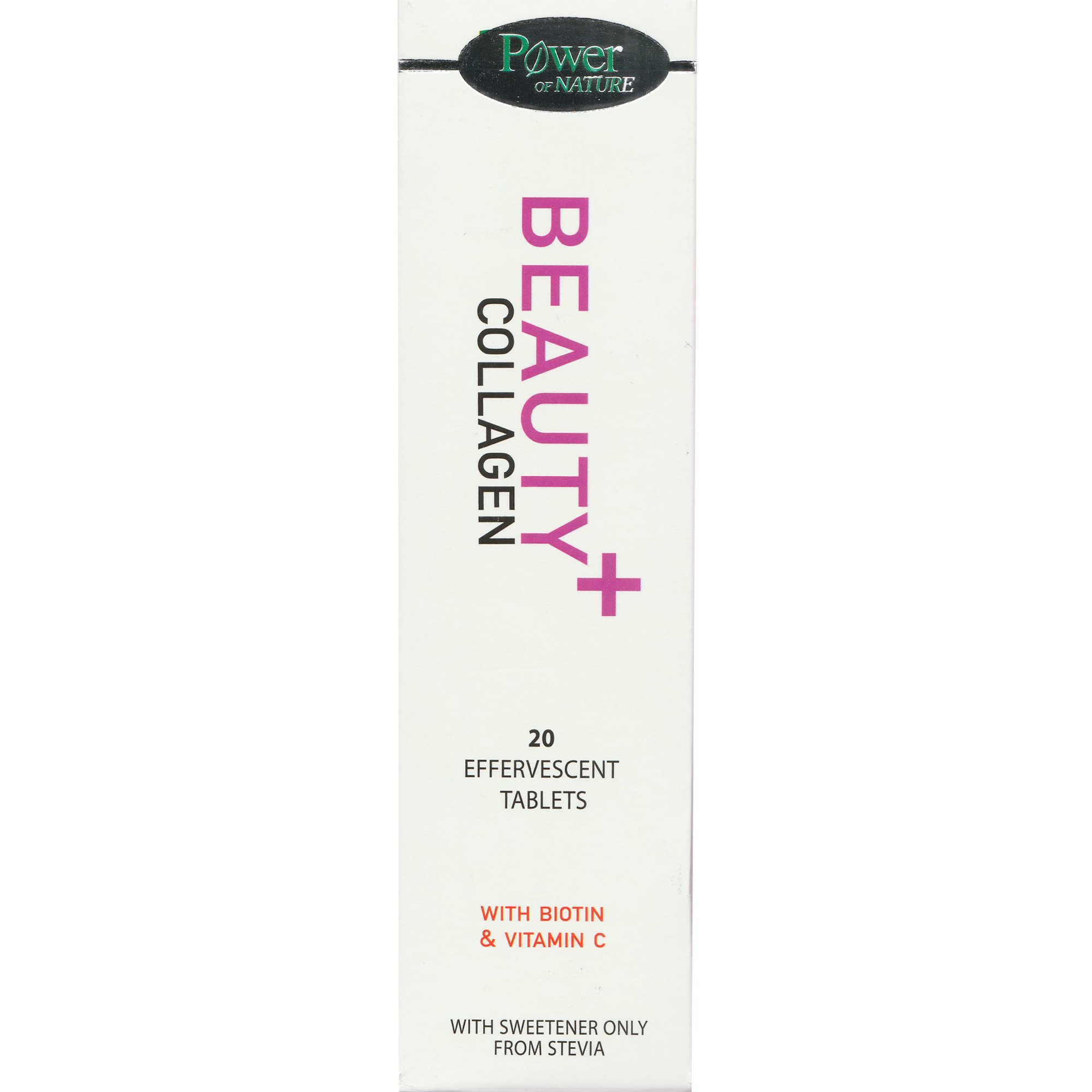 Power Health Power Health Beauty Plus Collagen with Biotin & Vitamin C Συμπλήρωμα Διατροφής με Πεπτίδια Κολλαγόνου, Βιοτίνη & Βιταμίνη C για την Καλή Υγεία Μαλλιών, Νυχιών & Δέρματος με Αντιοξειδωτικές Ιδιότητες με Γεύση Φράουλα 20 Effer.tabs
