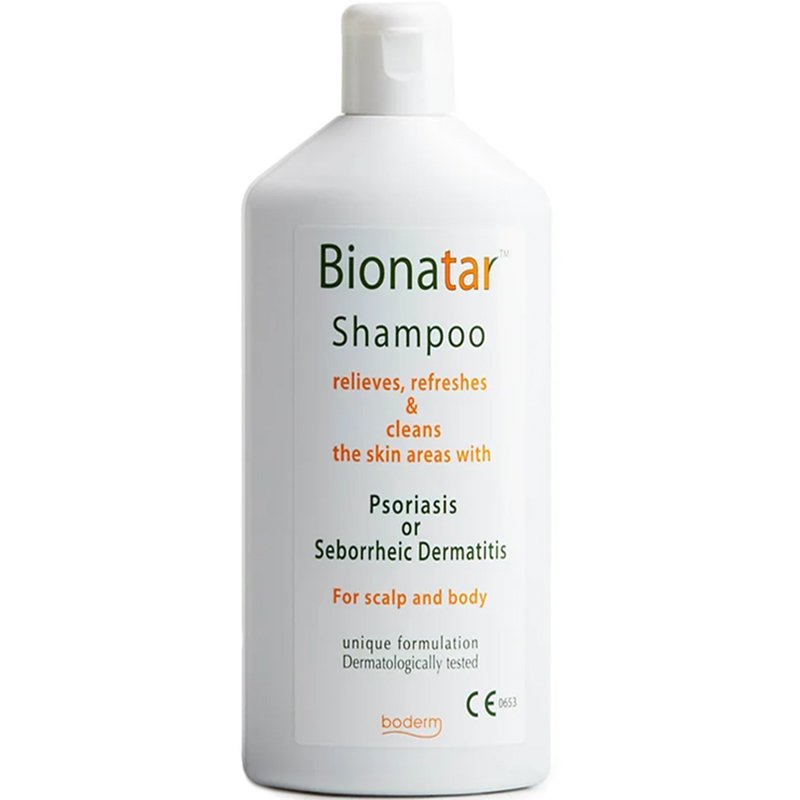 Boderm Bionatar Psoriasis Shampoo Απολεπιστικό, Καταπραϋντικό Σαμπουάν Κατά της Ψωρίασης & της Σμηγματορροϊκής Δερματίτιδας του Τριχωτού της Κεφαλής & του Σώματος 200ml