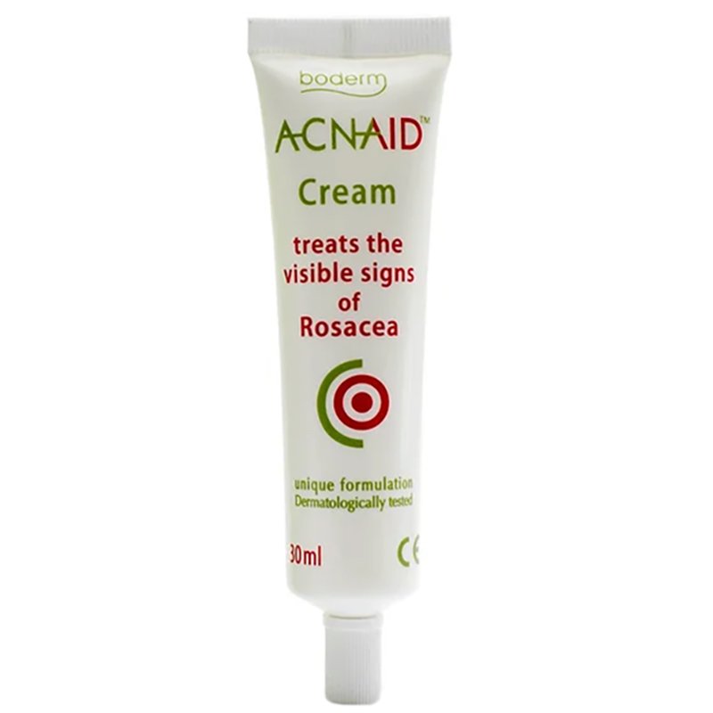 Boderm Acnaid Cream Εξειδικευμένη Κρέμα Προσώπου για τον Έλεγχο των Ορατών Σημείων της Ροδόχρου Ακμής 30ml