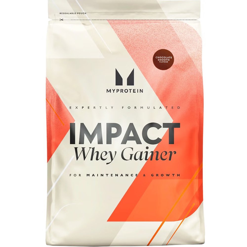 My Protein My Protein Impact Whey Gainer Συμπλήρωμα Διατροφής Πρωτεΐνης Ορού Γάλακτος σε Σκόνη για Δύναμη, Όγκο & Αποκατάσταση Μετά την Άσκηση με Απαλή Γεύση Σοκολάτα 2,5kg - Smooth Chocolate