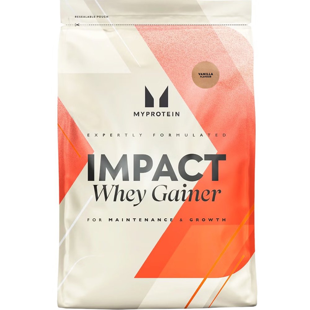 My Protein My Protein Impact Whey Gainer Συμπλήρωμα Διατροφής Πρωτεΐνης Ορού Γάλακτος σε Σκόνη για Δύναμη, Όγκο & Αποκατάσταση Μετά την Άσκηση με Γεύση Βανίλια 2,5kg - Vanilla