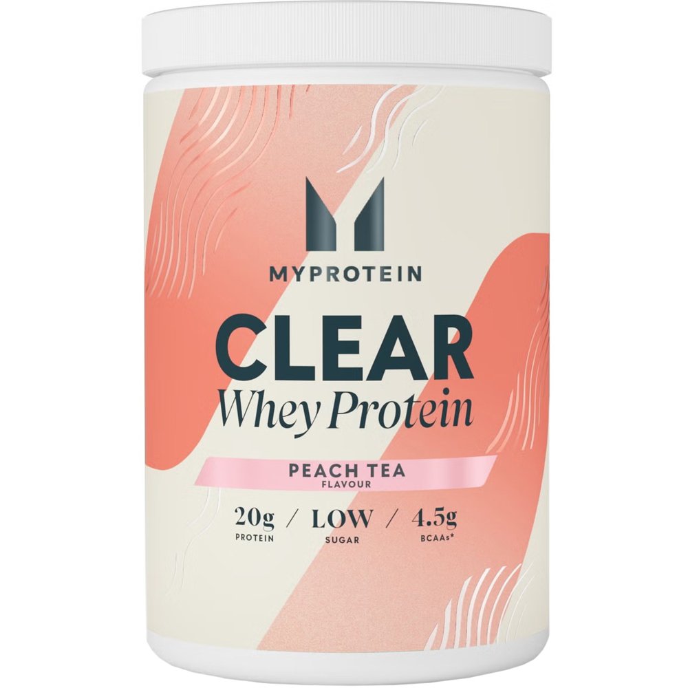 My Protein My Protein Clear Whey Protein Συμπλήρωμα Διατροφής Πρωτεΐνης Ορού Γάλακτος Υψηλής Καθαρότητας & Περιεκτικότητας σε Σκόνη για Ανάπτυξη & Συντήρηση Μυών με Γεύση Τσάι Ροδάκινο 500g - Peach Tea