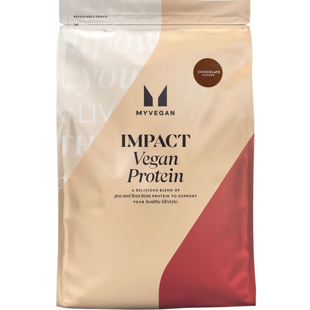 My Protein My Protein Impact Vegan Protein Συμπλήρωμα Διατροφής Πρωτεΐνης από Μπιζέλι & Φασόλια σε Σκόνη για Ανάπτυξη & Διατήρηση Μυϊκής Μάζας για Αυστηρά Χορτοφάγους με Γεύση Σοκολάτα 1kg - Chocolate