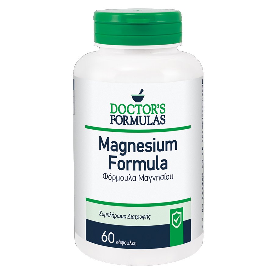 Doctor’s Formulas Magnesium Συμπλήρωμα Διατροφής Μαγνησίου για Φυσιολογική Λειτουργία του Νευρικού Συστήματος 60caps