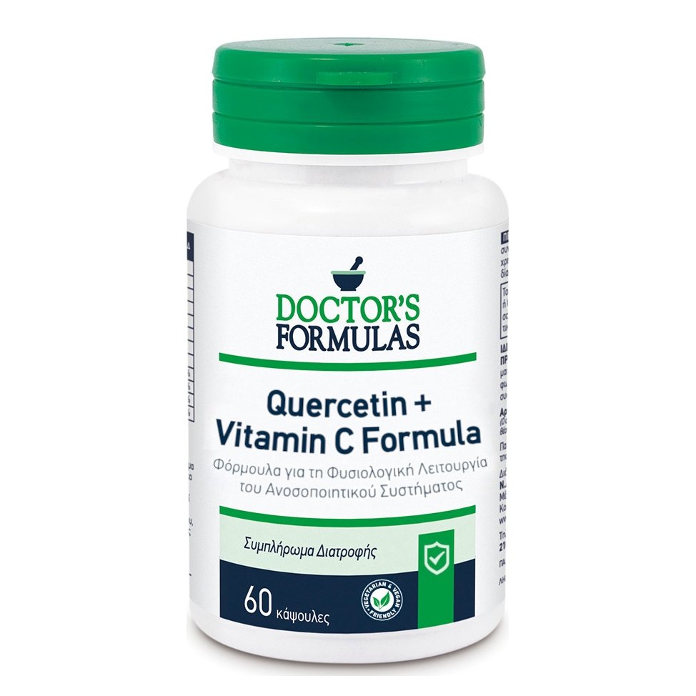 Doctor’s Formulas Quercetin + Vitamin C Formula Φόρμουλα για τη Φυσιολογική Λειτουργία του Ανοσοποιητικού Συστήματος 60caps