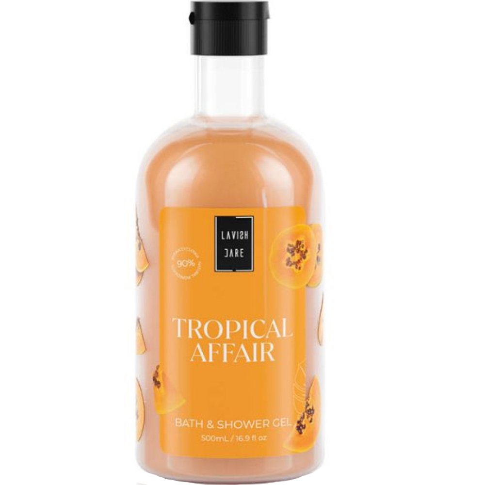 Lavish Care Lavish Care Tropical Affair Shower Gel Ενυδατικό & Αρωματικό Αφρόλουτρο με Εκχύλισμα Παπάγιας 500ml
