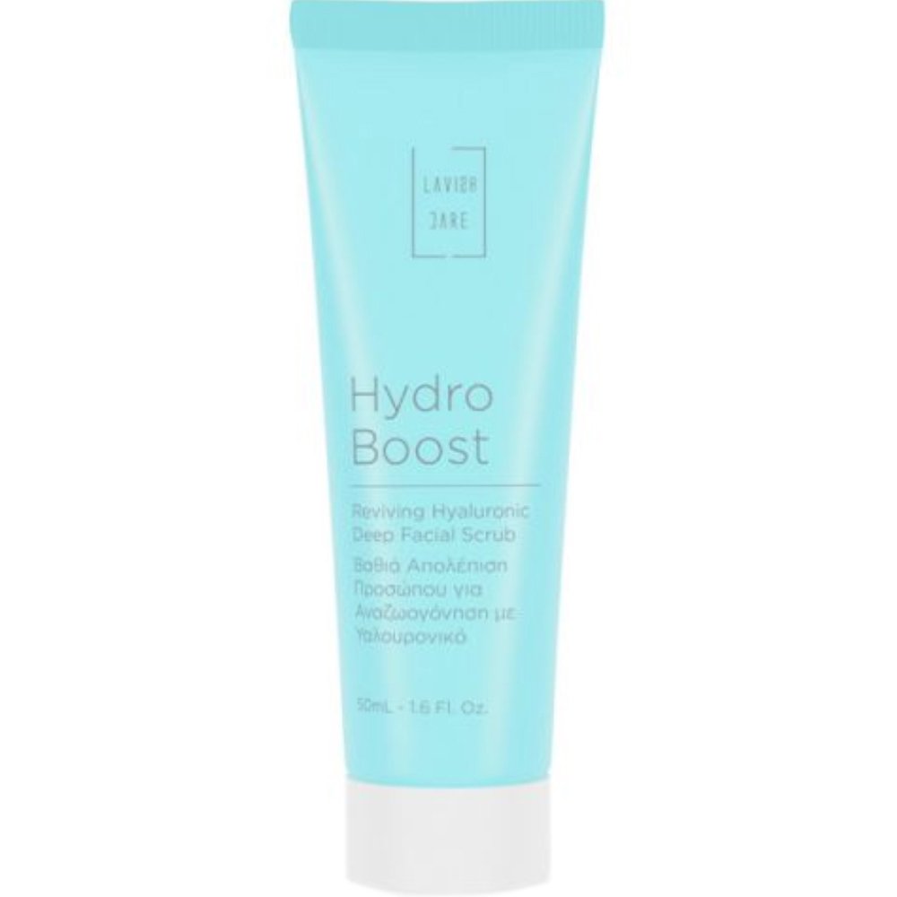 Lavish Care Lavish Care Hydro Boost Reviving Hyaluronic Deep Facial Scrub Βαθιά Απολέπιση Προσώπου για Αναζωογονήση με Υαλουρονικό 50ml