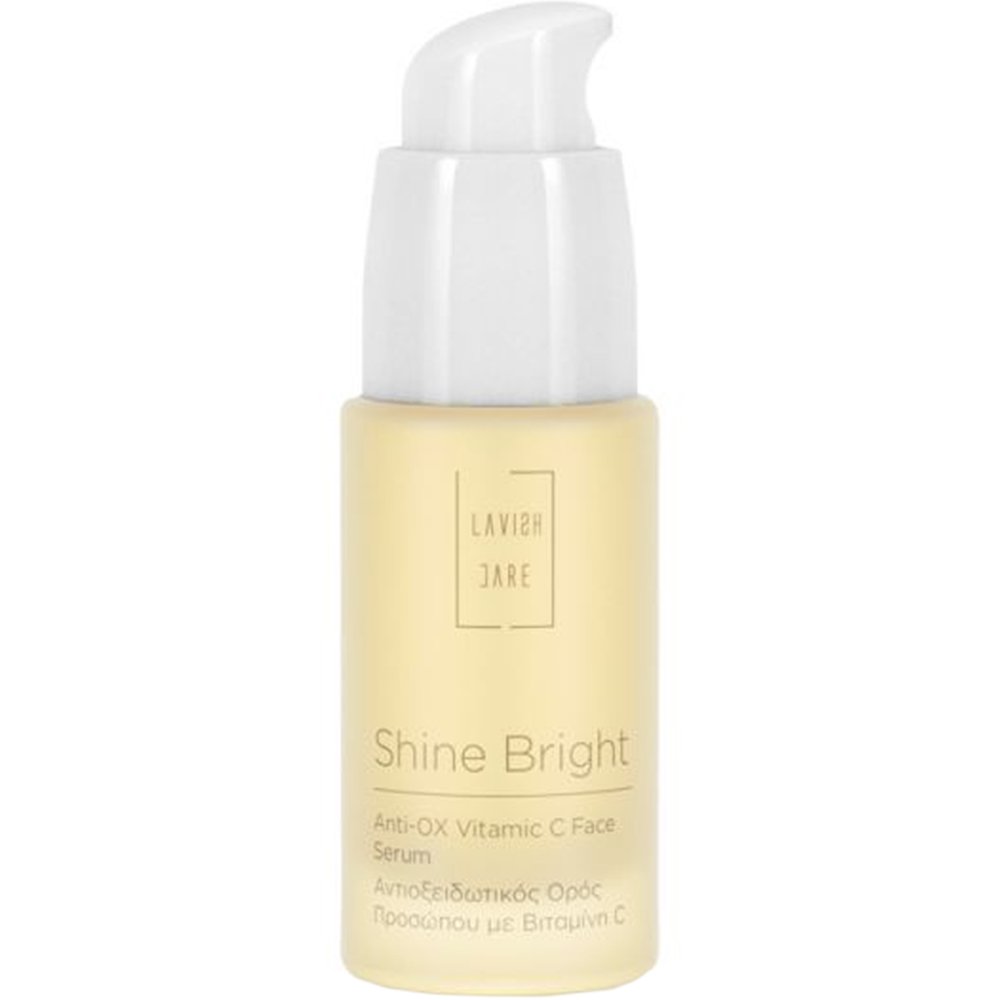 Lavish Care Lavish Care Shine Bright Anti-OX Vitamin C Face Serum Ενυδατικός Ορός Προσώπου με Πλούσιο Μείγμα Αντιοξειδωτικών & Βιταμίνη C Κατά των Ρυτίδων 30ml
