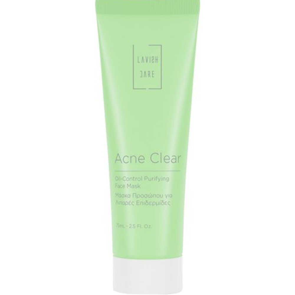 Lavish Care Lavish Care Acne Clear Oil Control Purifying Face Mask Καταπραϋντική Μάσκα Προσώπου Κατά των Ατελειών για Λιπαρές Επιδερμίδες 75m