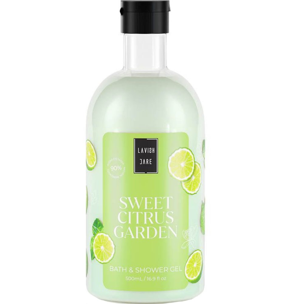 Lavish Care Lavish Care Shower Gel Sweet Citrus Garden Ενυδατικό & Αρωματικό Αφρόλουτρο με Άρωμα Εσπεριδοειδή 500ml