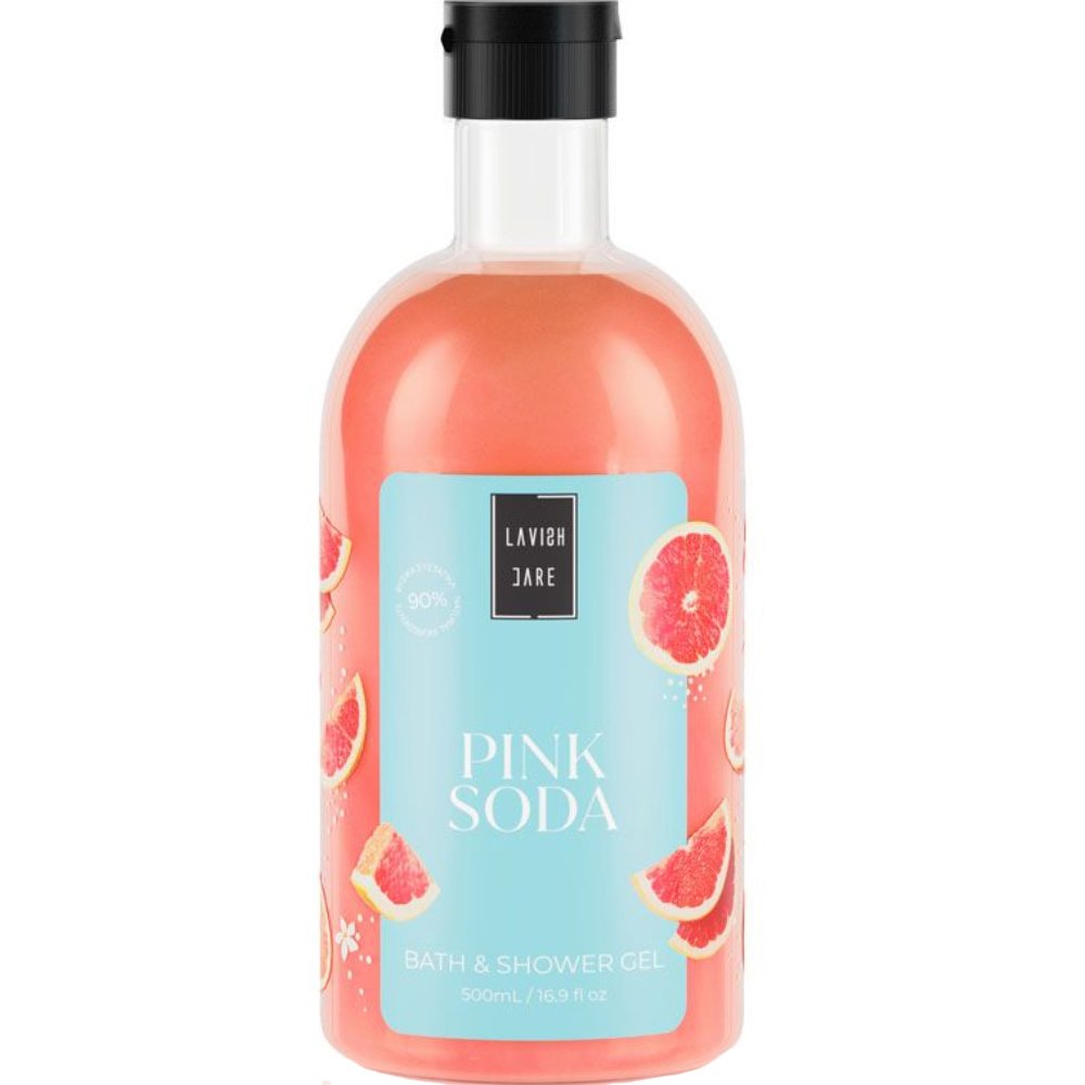 Lavish Care Lavish Care Pink Soda Shower Gel Ενυδατικό & Αρωματικό Αφρόλουτρο με Άρωμα Γκρέιπφρουτ 500ml