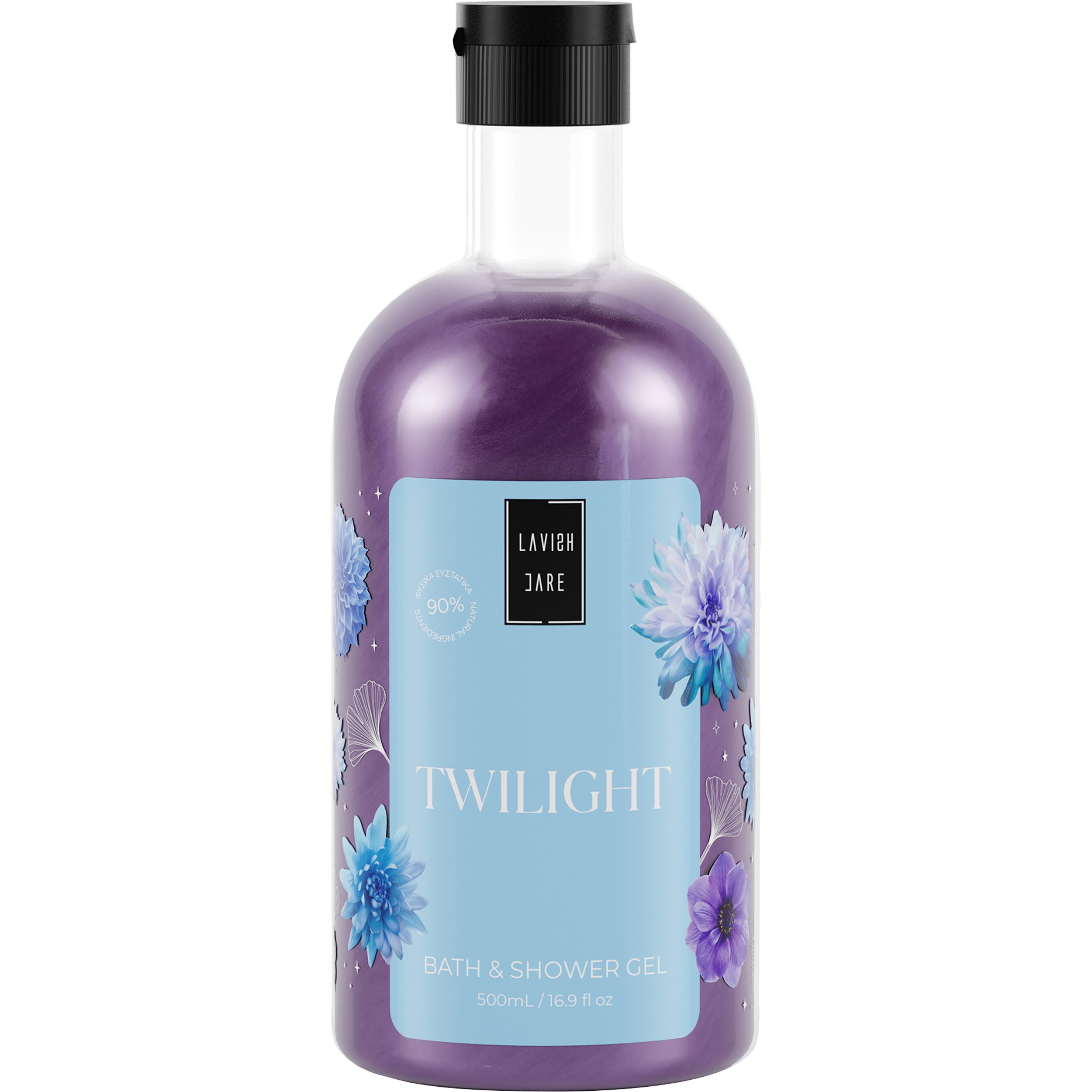 Lavish Care Lavish Care Twilight Bath & Shower Gel Ενυδατικό & Καταπραϋντικό Αφρόλουτρο με Άρωμα Ντάλιας 500ml