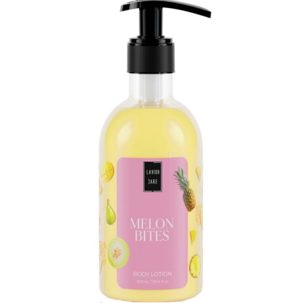 Lavish Care Body Lotion Melon Bites Ενυδατική Κρέμα Σώματος με Ευχάριστο Άρωμα Mellon Bites με Αντλία 300ml