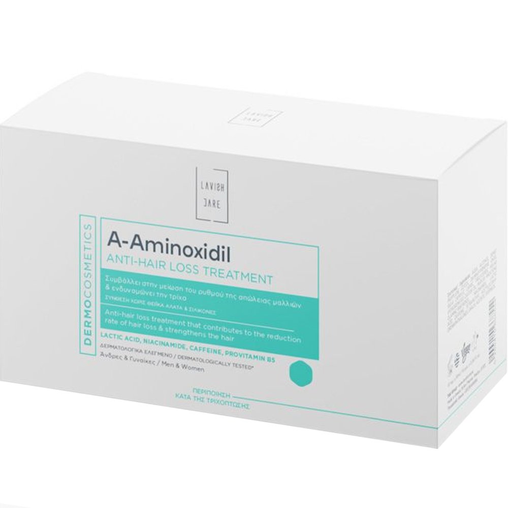 Lavish Care Lavish Care A-Aminoxidil Anti-hair Loss Treatment Εξειδικευμένη Αγωγή με Αμπούλες Κατά της Τριχόπτωσης & Ενδυνάμωσης της Τρίχας 100ml (10vialsx10ml)