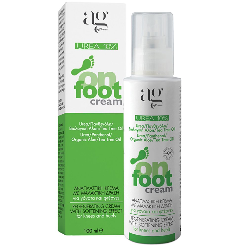 AgPharm on Foot Regenerating Cream with Softening Effect for Knees & Heels Αναπλαστική Κρέμα με Μαλακτική Δράση για Γόνατα & Πτέρνες 100ml 47533