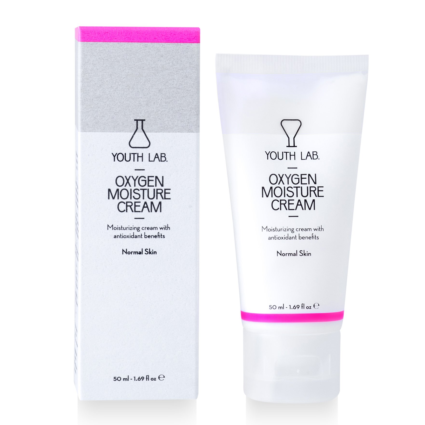Youth Lab Oxygen Moisture Cream Normal Skin, 24ωρη Ενυδατική Κρέμα για Κανονικές Επιδερμίδες 50ml
