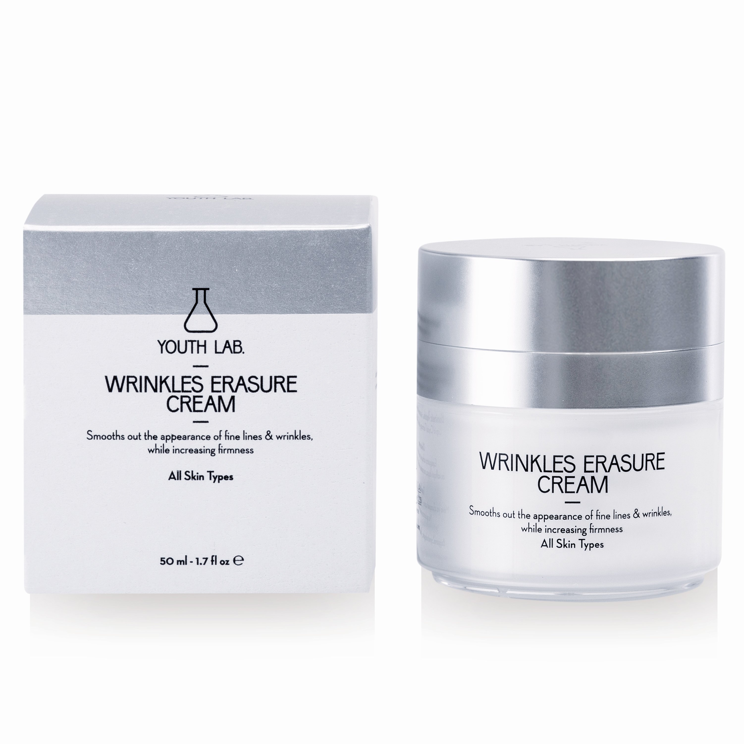 Youth Lab Wrinkles Erasure Cream All Skin Types, 24ωρη Αντιρυτιδική-Συσφικτική Κρέμα Lifting 50ml