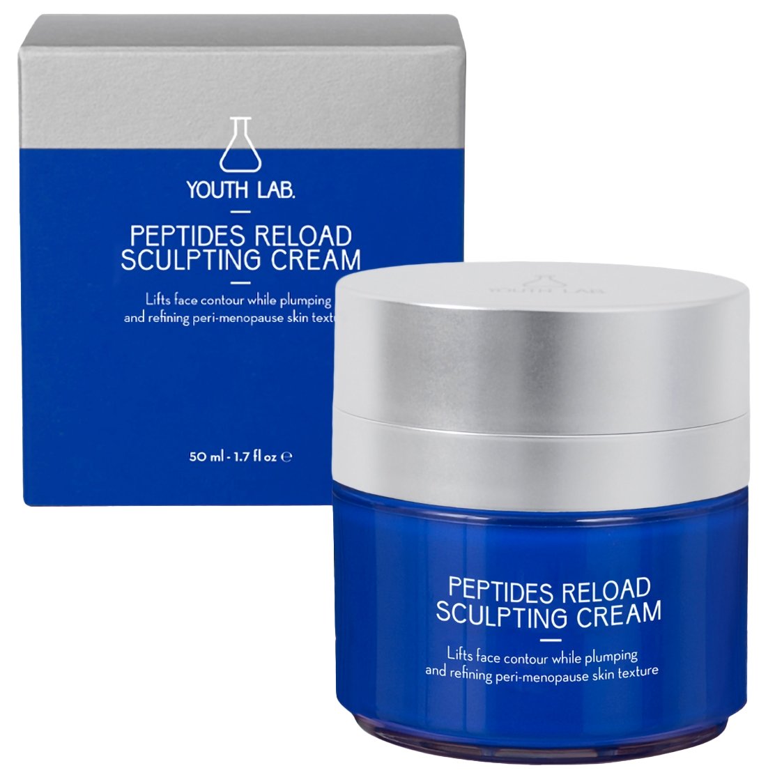 Youth Lab Peptides Reload Sculpting Face, Neck & Decollete Cream Αντιγηραντική Κρέμα με Πεπτίδια για Ολική Αναδόμηση σε Πρόσωπο, Λαιμό & Ντεκολτέ 50ml