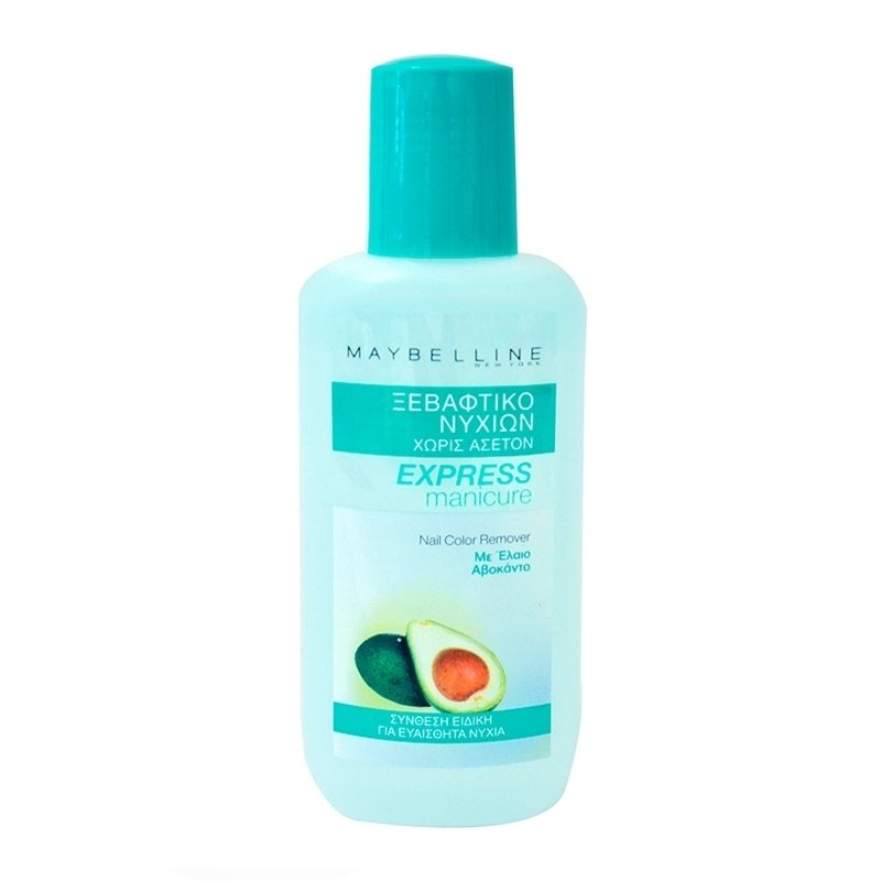 Maybelline Nail Remover Avocanto Ξεβαφτικό Νυχιών με Έλαιο Αβοκάντο Χωρίς Ασετόν 125ml