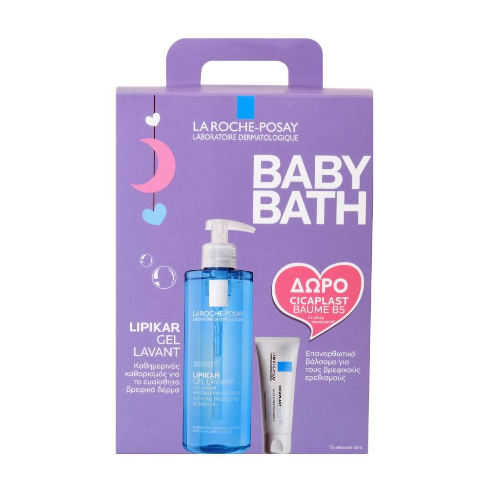 La Roche-Posay Πακέτο Προσφοράς Lipikar Gel Lavant για Πρόσωπο & Σώμα 400ml & Δώρο Cicaplast Baume B5, 15ml