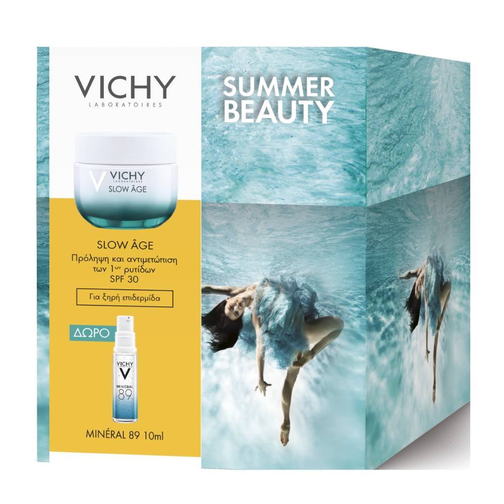 Vichy Πακέτο Προσφοράς Slow Age Cream Balm Spf30 για Ξηρή Επιδερμίδα 50ml & Δώρο Mineral 89 Booster 10ml