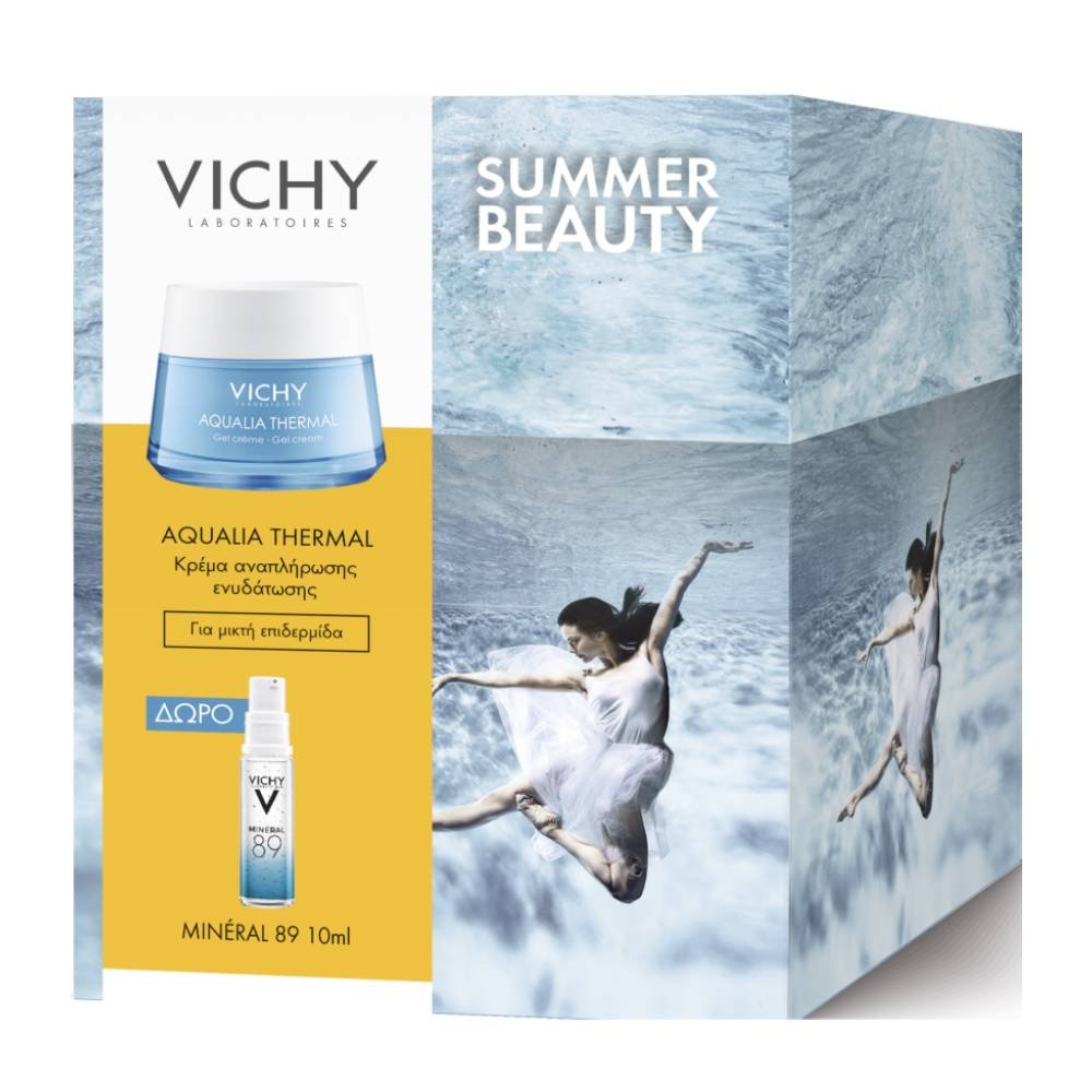 Vichy Πακέτο Προσφοράς Aqualia Thermal Gel-Cream Rehydrating για Μικτή Επιδερμίδα 50ml & Δώρο Mineral 89 Booster 10ml