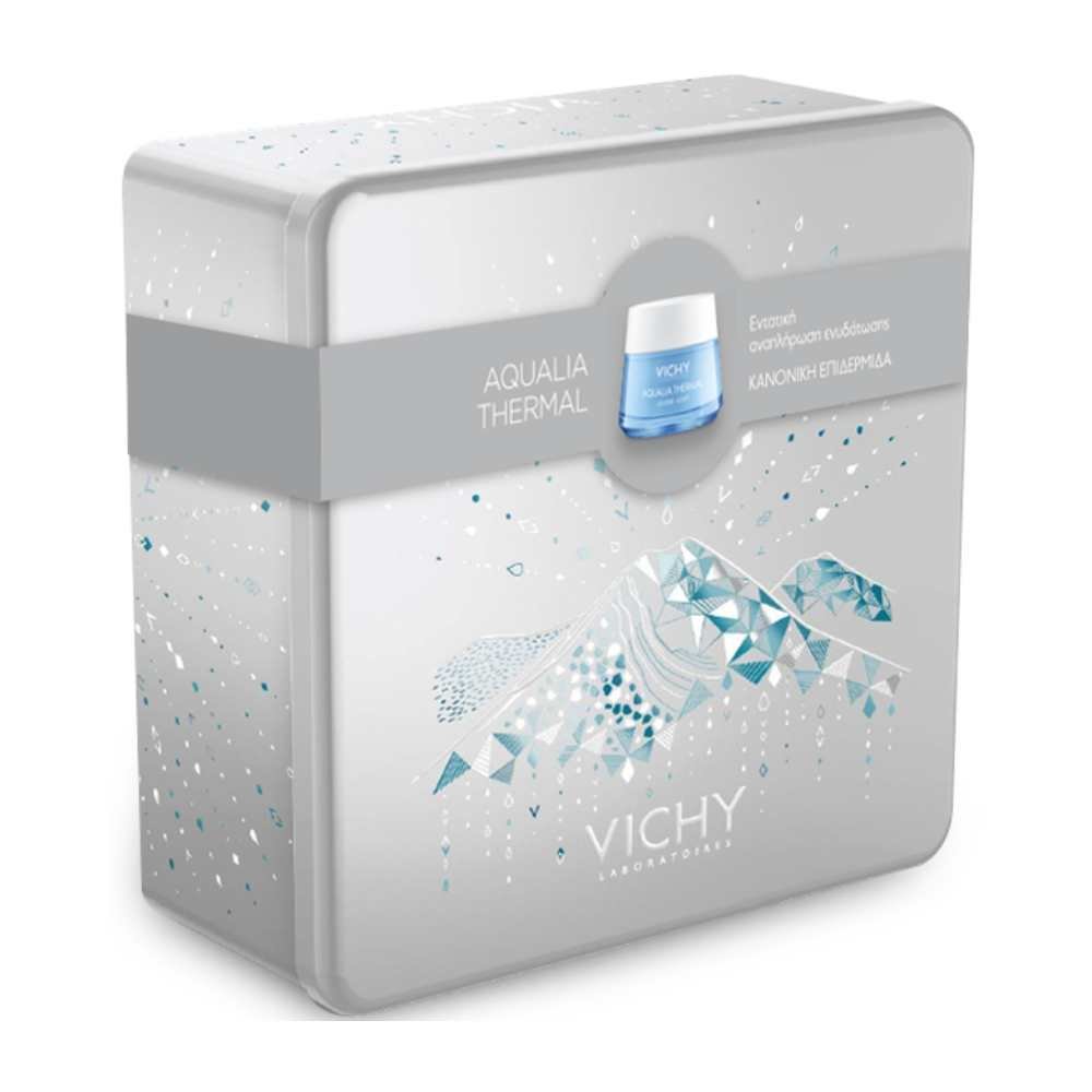 Vichy Promo Aqualia Thermal Rehydrating Light Cream Λεπτόρρευστη Κρέμα Ενυδάτωσης Κανονικές/Μικτές Επιδ/δες Mεταλλικό Κουτί 50ml