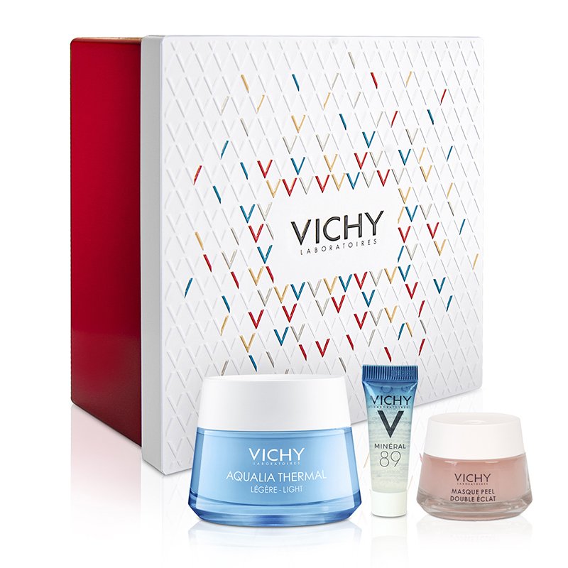 Vichy Πακέτο Προσφοράς Aqualia Thermal Legere Rehydrating Day Cream 50ml &Δώρο Gift Box με Mineral 89 4ml,Masque Peel Eclat 15ml