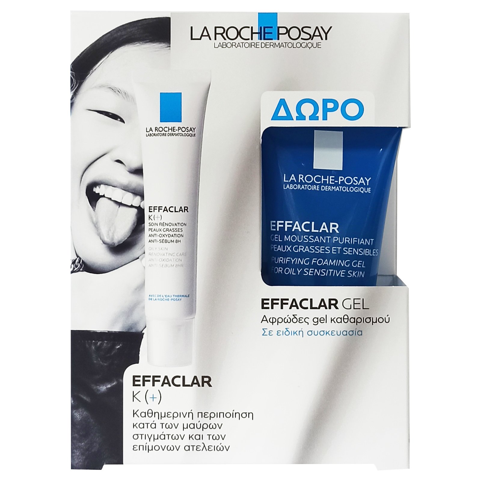 La Roche-Posay Promo Effaclar K(+) Cream 40ml & Δώρο Effaclar Gel 50ml