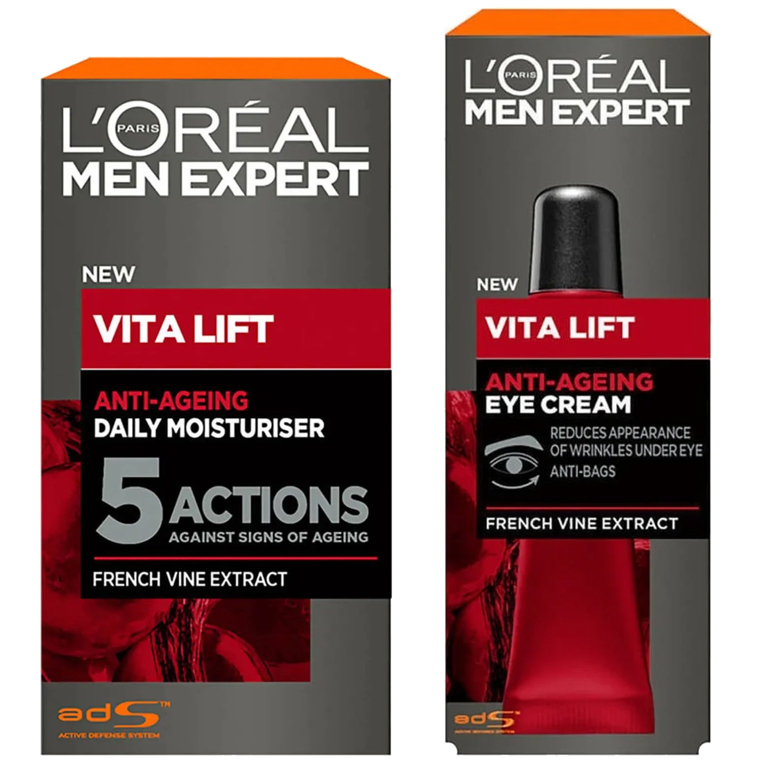 L’oreal Paris Πακέτο Προσφοράς Men Expert Vita Lift Anti-Ageing Daily Moisturiser 5 Actions 50ml & Vita Lift Anti-Ageing Eye Cream 15ml