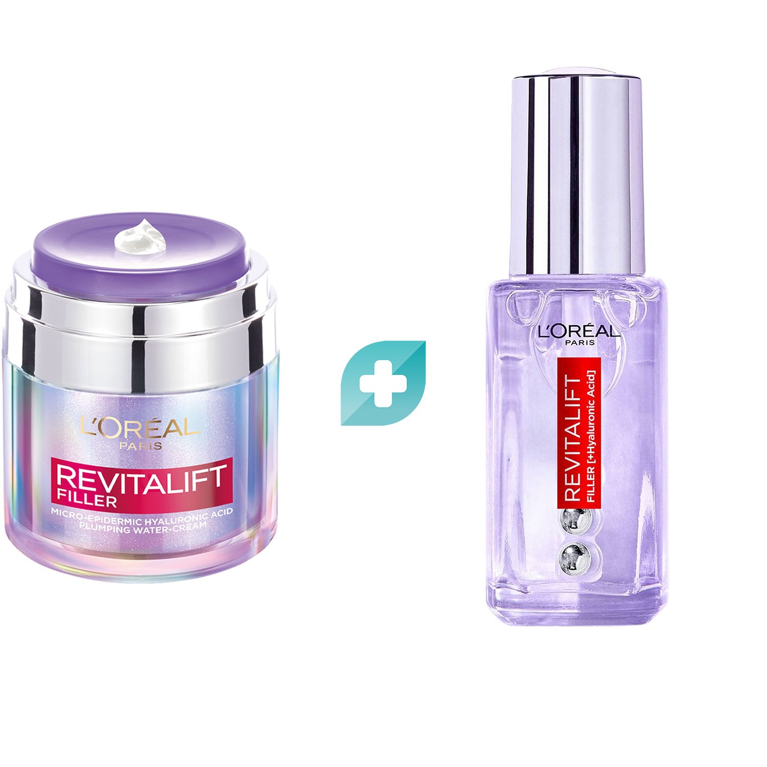 L’oreal Paris Πακέτο Προσφοράς Revitalift Filler Plumping Water Day Cream 50ml & Revitalift Filler Eye Serum 20ml