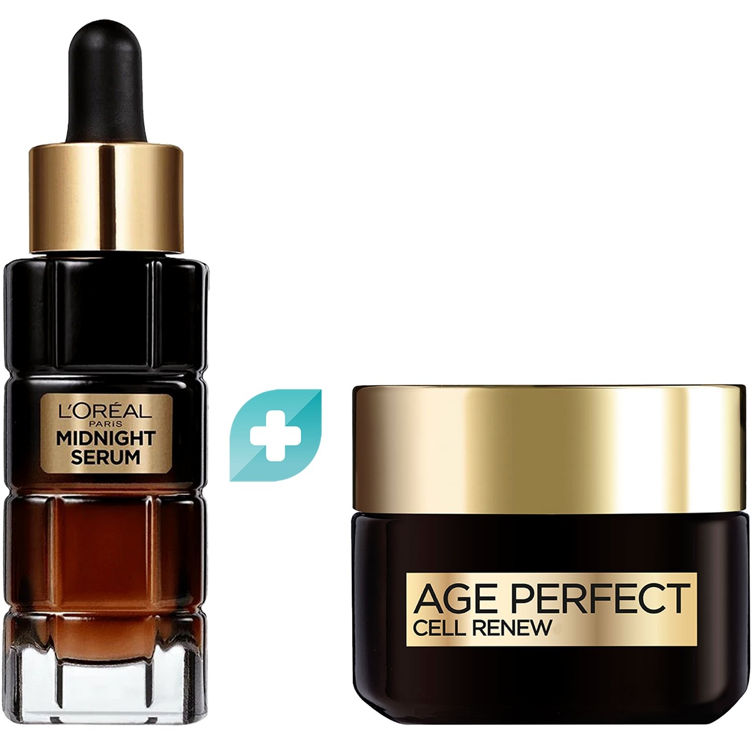 L’oreal Paris Πακέτο Προσφοράς Age Perfect Midnight Serum 30ml & Cell Renewal Day Cream 50ml