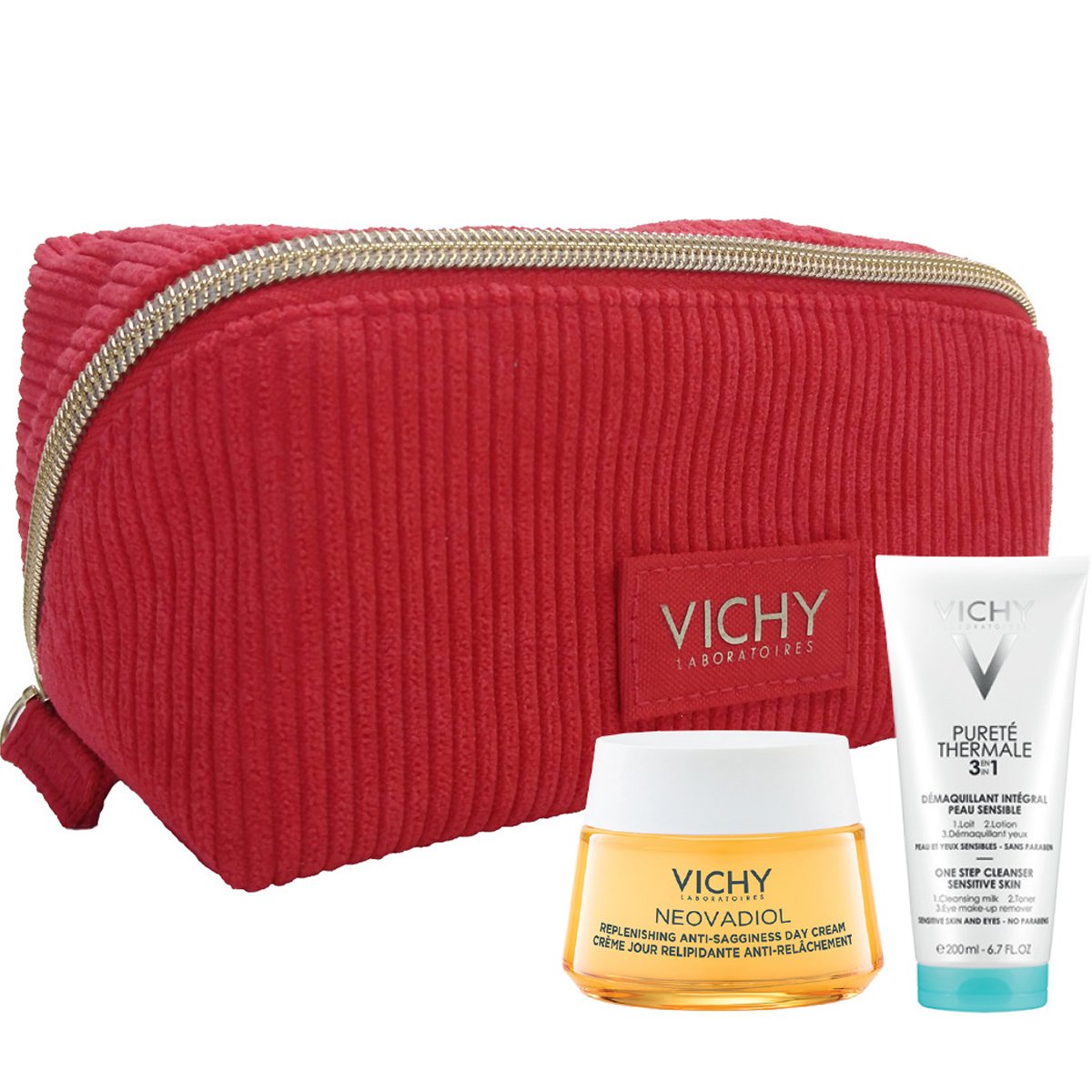 Vichy Promo Neovadiol Replenishing Anti-Sagginess Day Cream 50ml & Purete Thermal One Step Cleanser Sensitive Skin – Eyes 3 in 1, 100ml & Νεσεσέρ