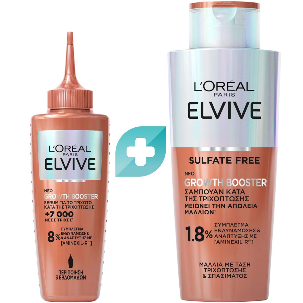 Loreal Paris L'Oreal Paris Elvive Promo Growth Booster Shampoo 200ml & Growth Booster Serum 102ml