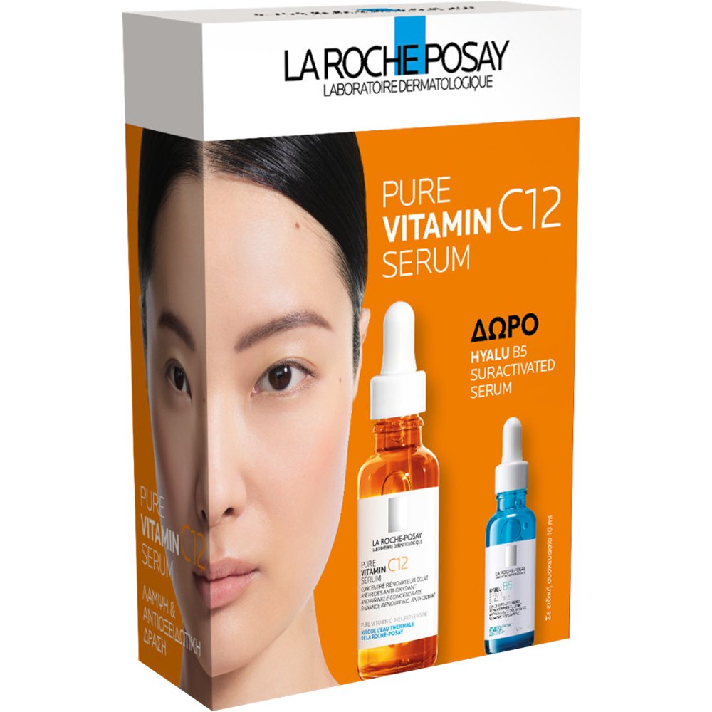 La Roche-Posay Promo Pure Vitamin C12 Serum 30ml & Δώρο Hyalu B5 Suractivated Serum 10ml