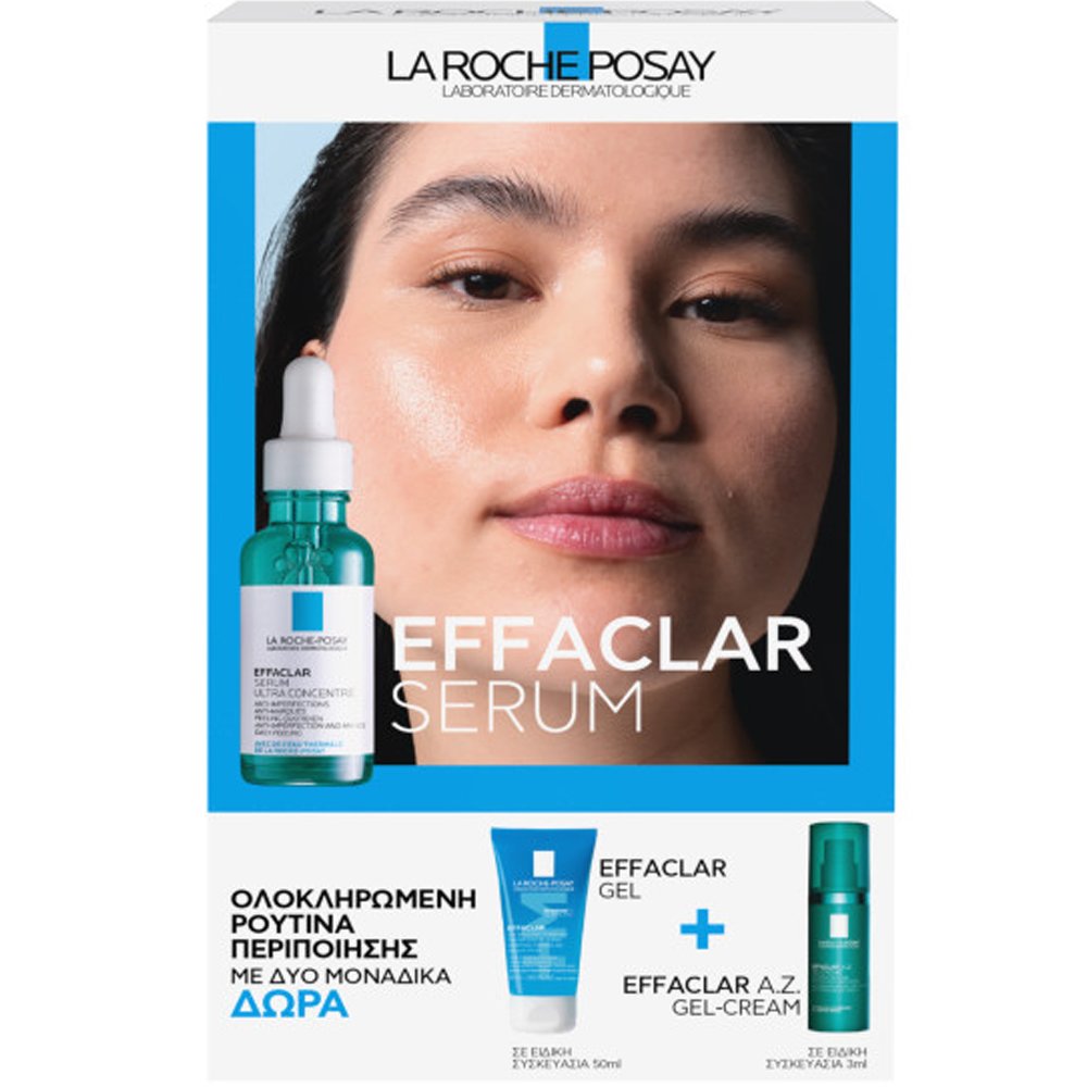 La Roche-Posay Promo Effaclar Serum Ultra Concentrated 30 ml & Δώρο Purifying Foaming Gel 50ml & Δώρο A.Z. Gel Cream 3ml