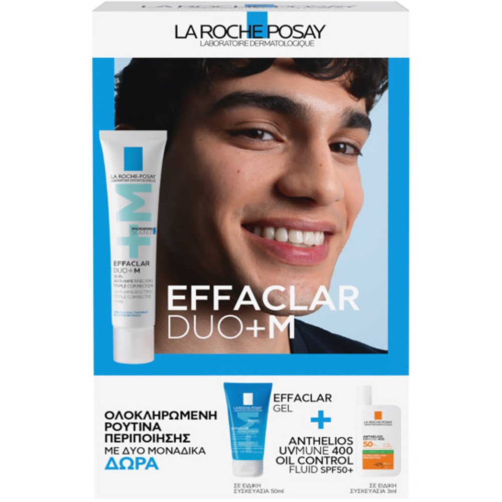La Roche-Posay Promo Effaclar Duo + M 40ml & Δώρο Purifying Foaming Gel 50ml & Δώρο Anthelios UVMune Spf50+ 400 Oil Control Fluid 3ml