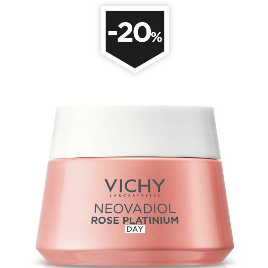Vichy Promo Neovadiol Rose Platinium Day Φροντίδα Ημέρας Ολικής Αντιγήρανσης της Ώριμης & Θαμπής Επιδερμίδας από την Εμμηνόπαυση & Μετά 50ml