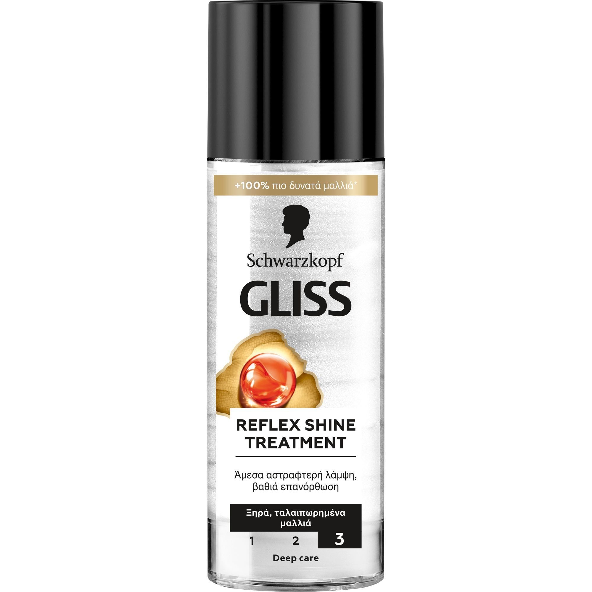 Schwarzkopf Schwarzkopf Gliss Treatment Total Repair Reflex Shine Ορός Κερατίνης για Ξηρά & Ταλαιπωρημένα Μαλλιά 150ml