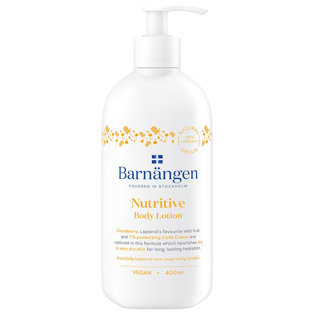 Barnangen Body Lotion Nutritive Γαλάκτωμα Σώματος με Cloudberry & 7% Cold Cream Προστατευτική Κρέμα, Ξηρές Πολύ Ξηρές 400ml