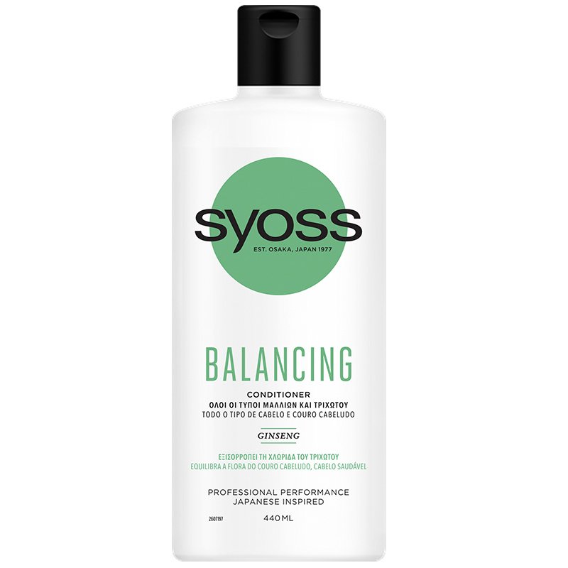 Syoss Balancing Conditioner Κρέμα Μαλλιών για Εξισορρόπηση της Δομής των Μαλλιών 440 ml