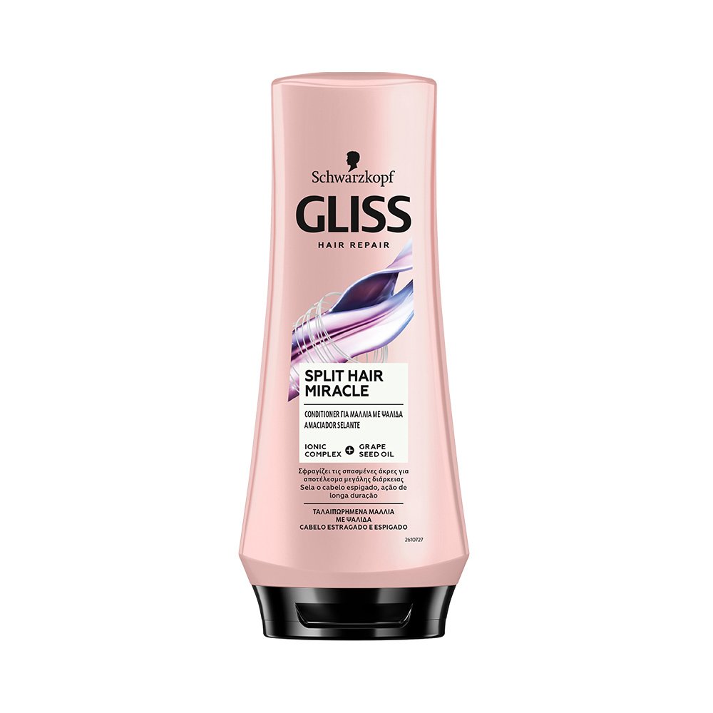 Schwarzkopf Gliss Split Hair Miracle Conditioner Κρέμα Μαλλιών για Ταλαιπωρημένα Μαλλιά με Ψαλίδα 200ml