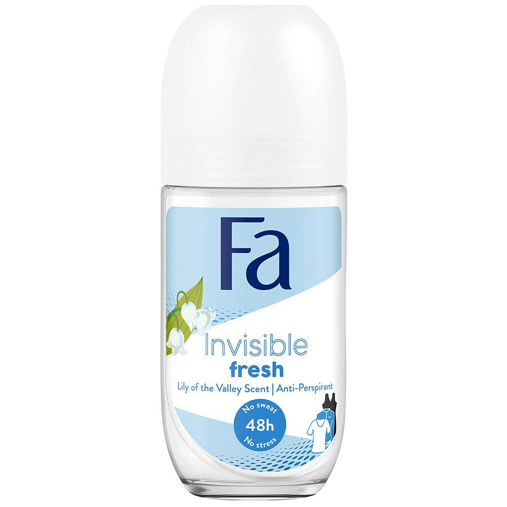 FA Fa Invisible Fresh Lily 48h Anti Perspirant Deodorant Roll on Αποσμητικό 48ωρης Προστασίας 50ml