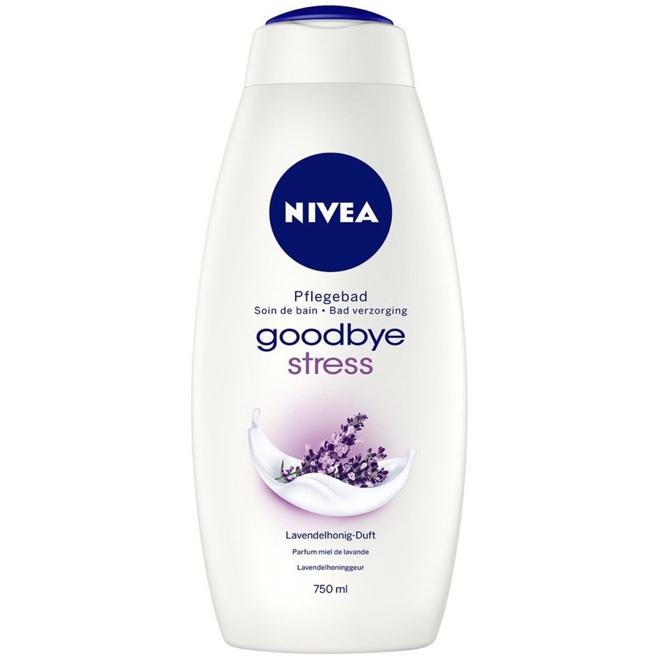 Nivea Goodbye Stress Shower Cream Κρεμώδες Αφρόλουτρο με Άρωμα Λεβάντας & Μελιού 750ml