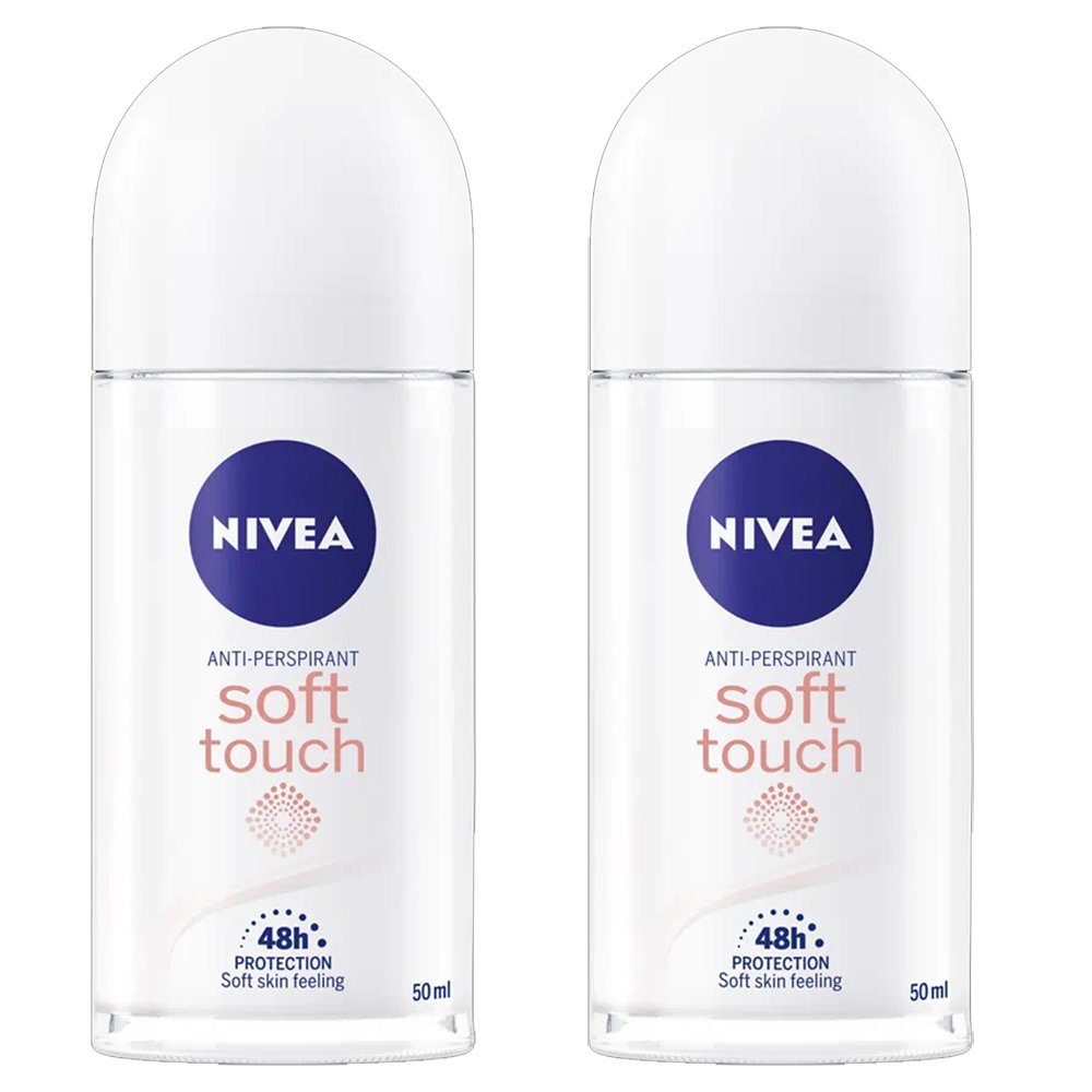 Nivea Πακέτο Προσφοράς Talc Sensation Roll on Deodorant Αποσμητικό 48ωρης Προστασίας με Πούδρα Kaolin 2x50ml 1+1 Δώρο