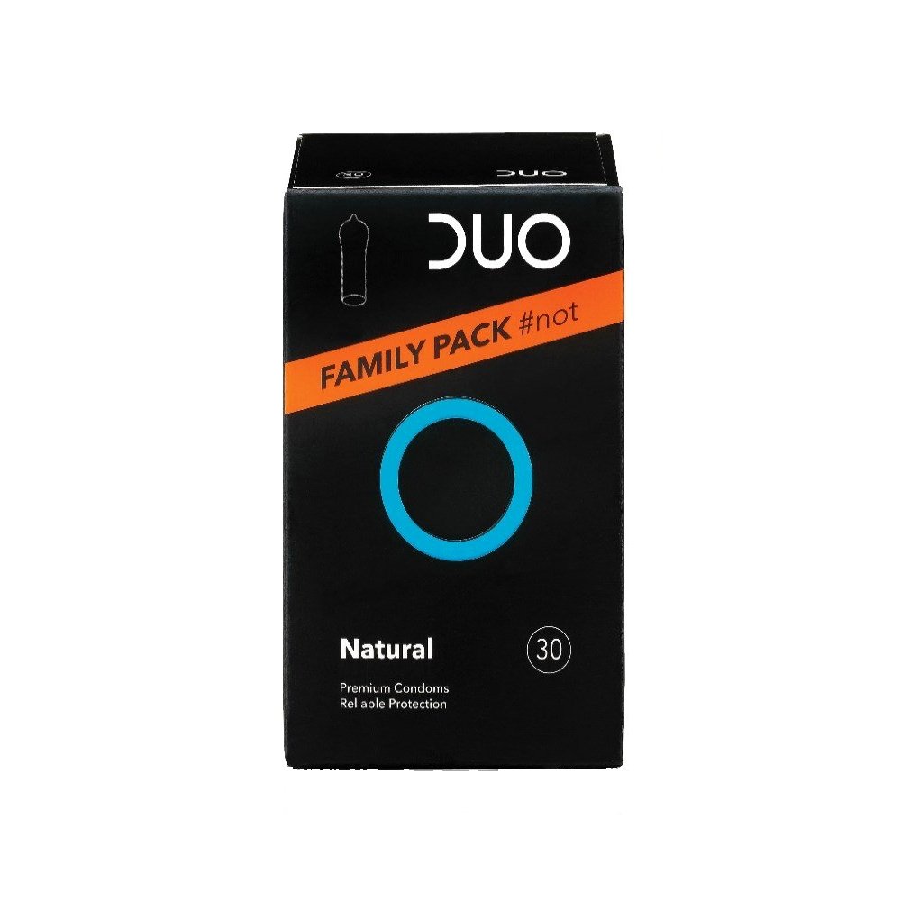Duo Natural Family Pack Φυσικά Προφυλακτικά 30 τεμάχια